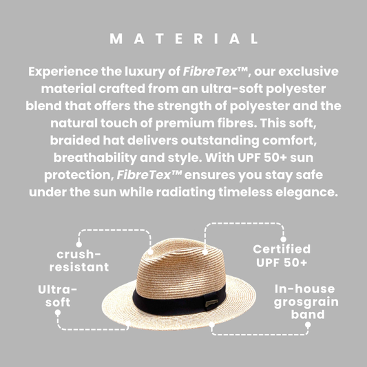 MARLEY  TRILBY 2-TONE MARLED STRAW