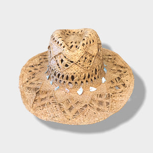 Open Weave Shell Band Hat - SOLIDAYZ 
